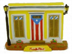 Dulces Tipicos Decorative Shingle with Folklore from Puerto Rico, Tejas Decorativas con Paisajes de Puerto Rico Puerto Rico