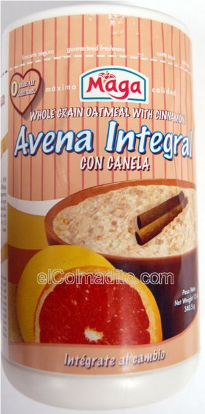  Puerto Rico Maga Avena Integral con Canela 12onz<br>Whole Grain Oatmeal with Cinnamon