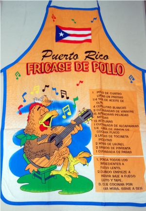  Puerto Rico Delantar con receta de Fricase de Pollo <br>y Bandera de Puerto Rico