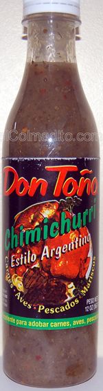 Chimichurri Don Toño, Argentina 's sauce for Meat at elColmadito.com Puerto Rico