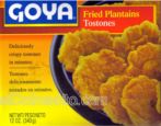 Goya Fried Plantains, Tostones de Puerto Rico, Tostones