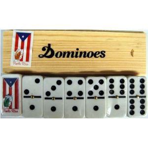  Puerto Rico Dominoes Coqui <br>Wooden Box